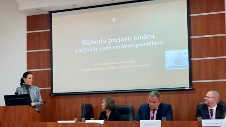 Podpredsedníčka Najvyššieho súdu SR na konferencii o právnych a etických aspektoch disciplinárnej zodpovednosti sudcov