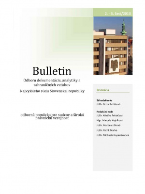 Bulletin, 2013, II. ročník, č. 2